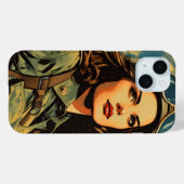 Vrouw Soldier  Sci-Fi Case-Mate iPhone Case (Achterkant (horizontaal))
