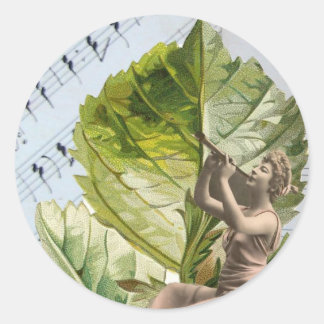 vrouw spelen hobo Sticker