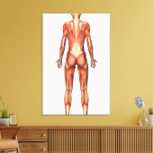 Vrouw spierstelsel- en bindweefselaandoeningen canvas afdruk (Insitu (Woonkamer))