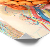 Vrouw spijsverteringsstelsel en bloedsomloop poster (Hoek)