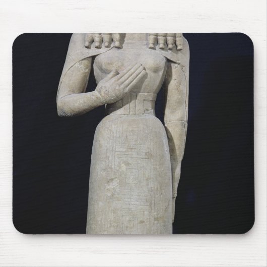 Vrouw standbeeld, bekend als de Auxerre Goddess Muismat (Voorkant)