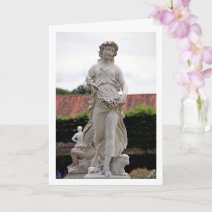 Vrouw Statue, Hampton Court Gardens, Engeland Kaart