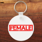 Vrouw Stempel Sleutelhanger (Voorkant)
