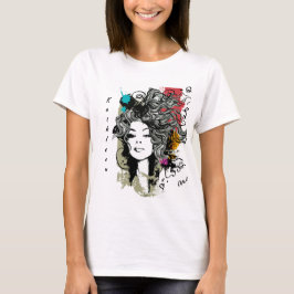 Vrouw Sterke Empowerged Vrouwen Personaliseren T-shirt