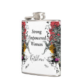 Vrouw Sterke machtig personaliseren Heupfles (Links)