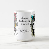 Vrouw Sterke machtige Personaliseer Mok (Center)