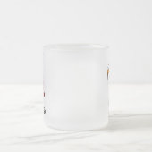 Vrouw Stick Figuur Golfer Matglas Koffiemok (Center)