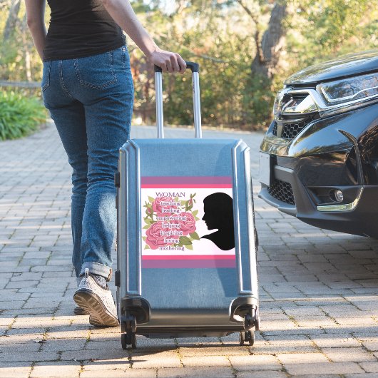 Vrouw Sticker (Koffer Insitu)