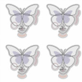 Vrouw Sticker (Voorkant)