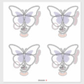 Vrouw Sticker (Vel)