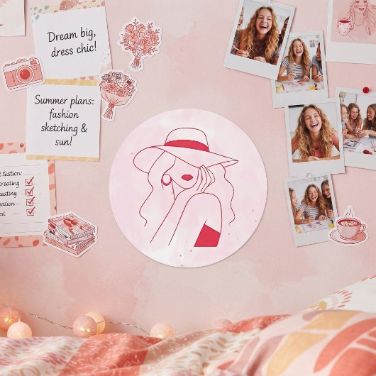 Vrouw Sticker