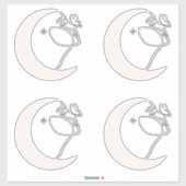 Vrouw Sticker (Vel)