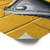 Vrouw Street Art Portret AI Generatief Poster (Hoek)