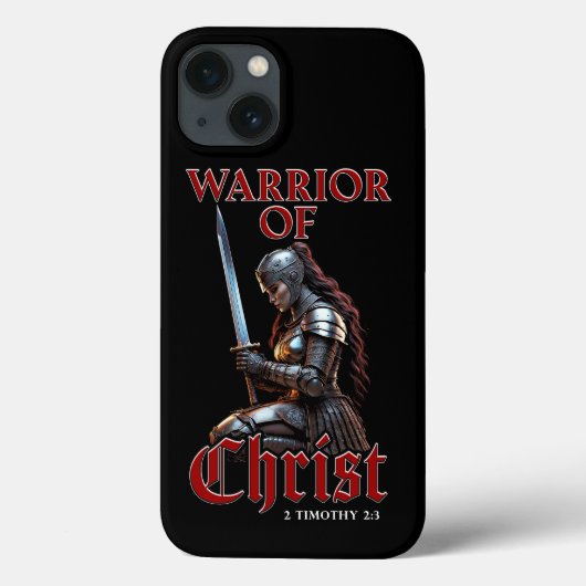 Vrouw strijder van Christus 2 Timotheüs 2:3 Christ Case-Mate iPhone Case (Achterkant)