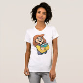 Vrouw Student Vrouwen T-shirt (Voorkant volledig)