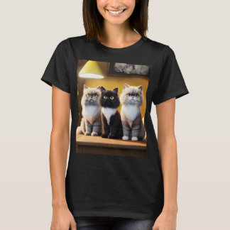 Vrouw stylis design T-shirt, 100% katoen T-shirt