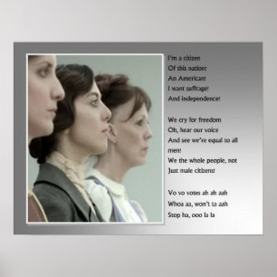 Vrouw Suffrage Poster