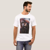 Vrouw Sumatran Orangutan met baby, Pongo T-shirt (Voorkant volledig)