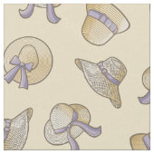 Vrouw Summer Petten Beige Pattern Stof (Close Up)