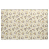Vrouw Summer Petten Beige Pattern Stof (Fat Quarter)