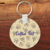 Vrouw Summer Petten Beige Sleutelhanger (Voorkant)