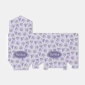 Vrouw Summer Petten Lila Bedankdoosjes (Uitgevouwen)