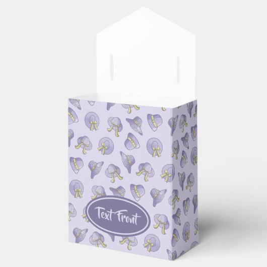 Vrouw Summer Petten Lila Bedankdoosjes (Geopend)