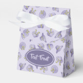 Vrouw Summer Petten Lila Bedankdoosjes (Voorkant Zijde)