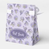 Vrouw Summer Petten Lila Bedankdoosjes (Achterkant)