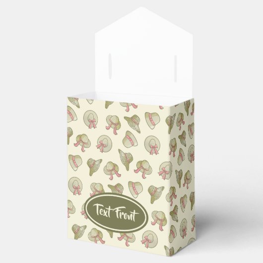 Vrouw Summer Petten Yellow Bedankdoosjes (Geopend)