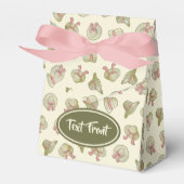 Vrouw Summer Petten Yellow Bedankdoosjes (Voorkant Zijde)