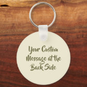 Vrouw Summer Petten Yellow Sleutelhanger (Achterkant)