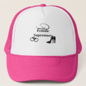 VROUW SUPREMACIE TRUCKER PET (Voorkant)