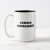 VROUW SUPREMACIE TWEEKLEURIGE KOFFIEMOK (Links)