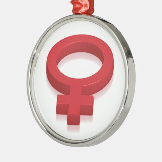 VROUW SUPREMACY SYMBOOL METALEN ORNAMENT (Links)