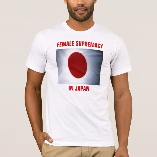 VROUW SUPREMATIE IN JAPAN T-SHIRT (Voorkant)