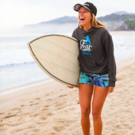 Vrouw Surfer Vrees Geen Golf Vrouwen Surfen Hoodie