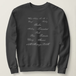 Vrouw Sweatshirt, Unisex-namen op maat van de voor Trui