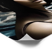 Vrouw Swimmer Poster (Hoek)