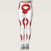 VROUW SYMBOOL LEGGINGS (Voorkant)