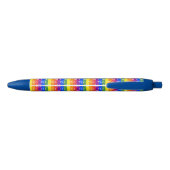 Vrouw Symbool regenboogpatroon Blauwe Inkt Pen (Achterkant)