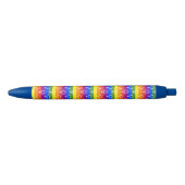 Vrouw Symbool regenboogpatroon Blauwe Inkt Pen (Voorkant)