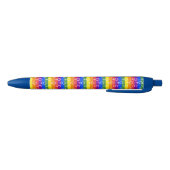 Vrouw Symbool regenboogpatroon Blauwe Inkt Pen (Bodem)