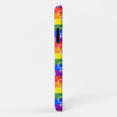 Vrouw Symbool regenboogpatroon Case-Mate iPhone Case (Achterkant/rechts)