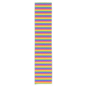 Vrouw Symbool regenboogpatroon Korte Tafelloper (Voorkant)