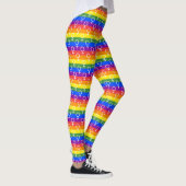 Vrouw Symbool regenboogpatroon Leggings (Rechts)