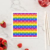 Vrouw Symbool regenboogpatroon Servet (Insitu)