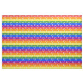 Vrouw Symbool regenboogpatroon Stof (Fat Quarter)