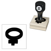 VROUW SYMBOOL RUBBERSTEMPEL (Gestempeld)