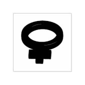 VROUW SYMBOOL RUBBERSTEMPEL (Afrduk)